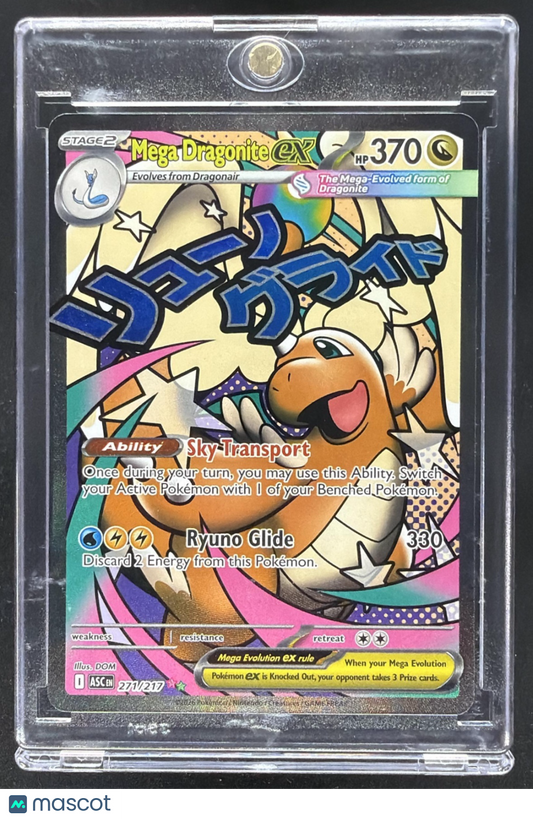 2026 Pokemon Ascended Heroes Mega Dragonite ex #271/217 Attack Rare