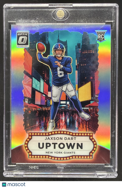2025 Panini Donruss Optic Jaxson Dart #11 Uptown RC