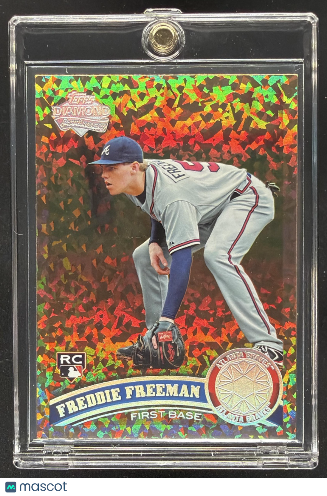 2011 Topps Freddie Freeman #145 RC Cognac Diamond Anniversary