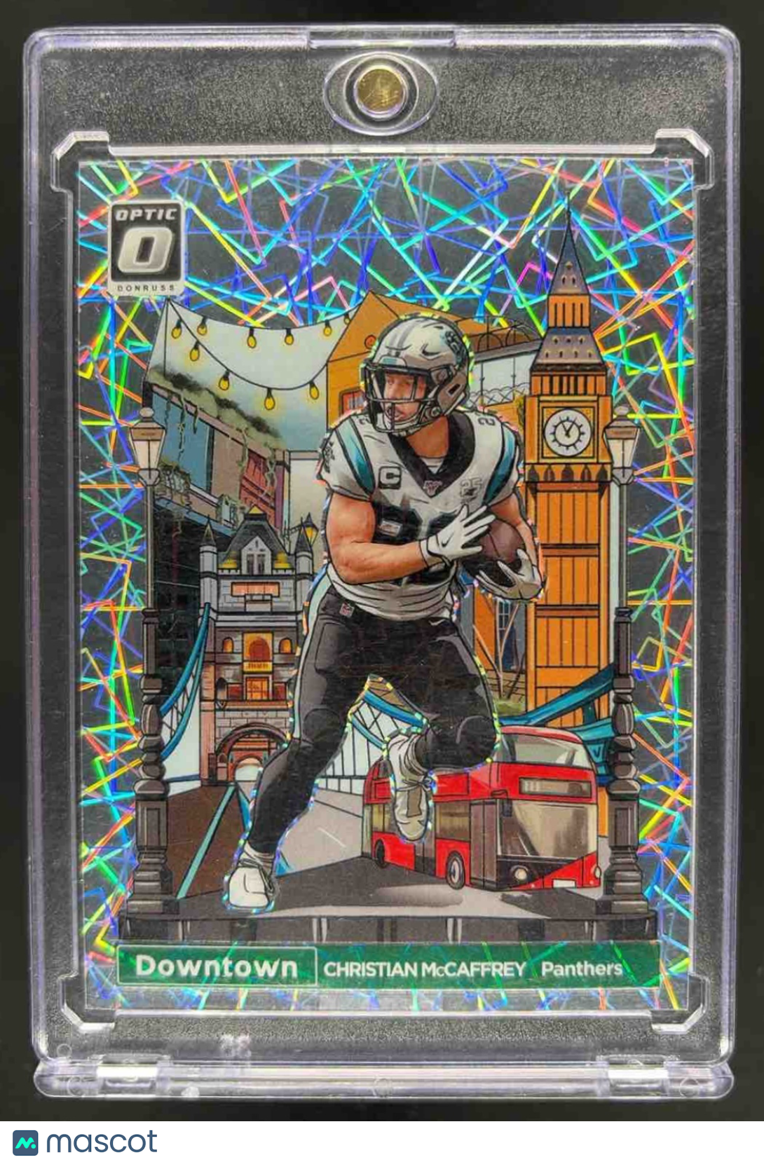 2023 Panini Donruss Optic Christian McCaffrey #9 International Downtown Panthers