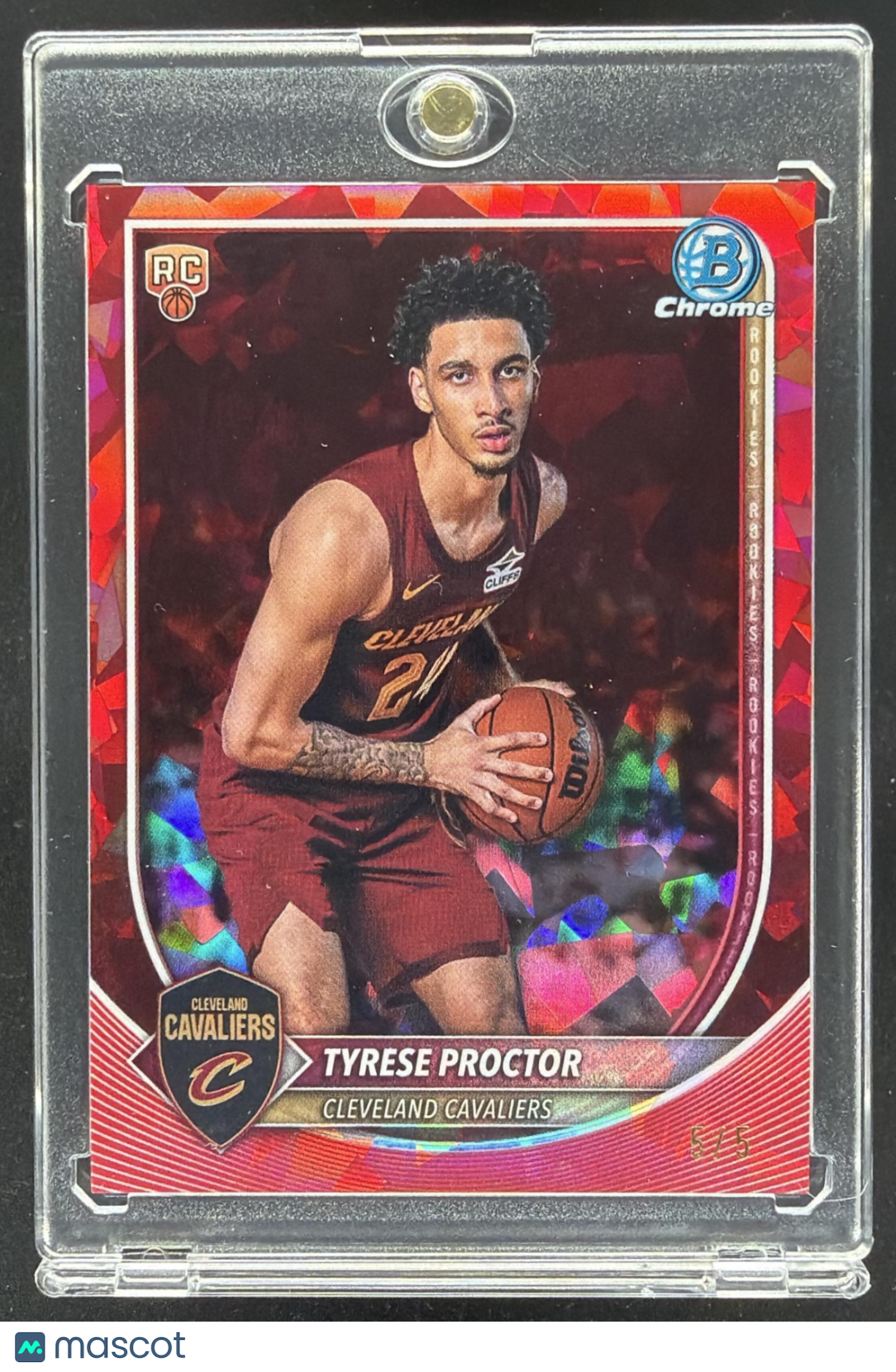 2025-26 Bowman Tyrese Proctor #BCV-55 Chrome RC