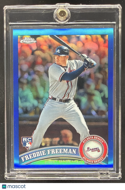 2012 Topps Chrome Freddie Freeman #19 Blue Rc /150